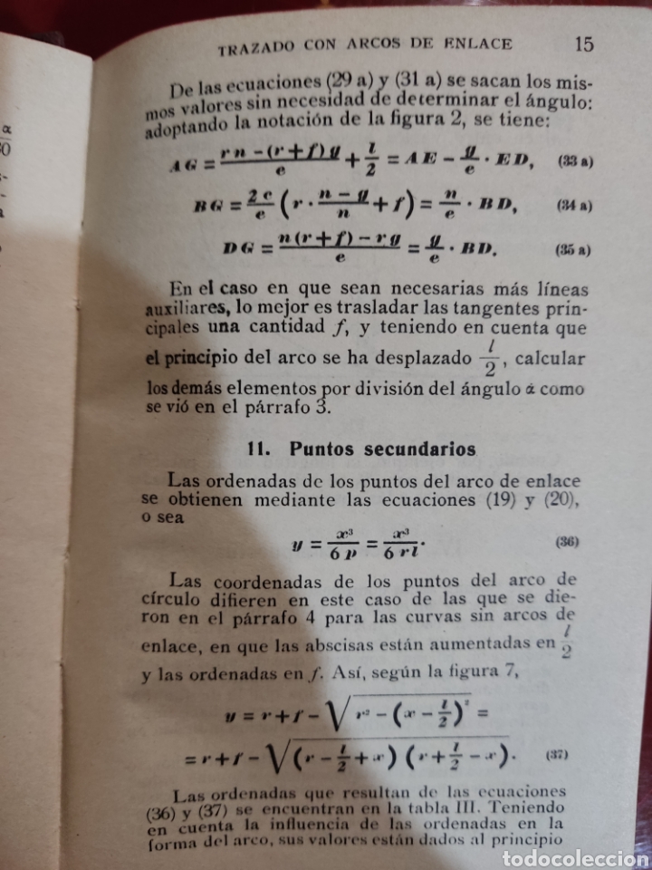 Libros de segunda mano de ciencias: Replanteo de curvas - Foto 5