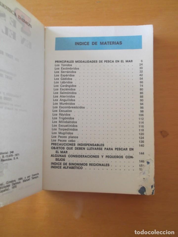 Libros de segunda mano: Peque&ntilde;o libro Pesca en el mar.Peque&ntilde;a biblioteca - Foto 3