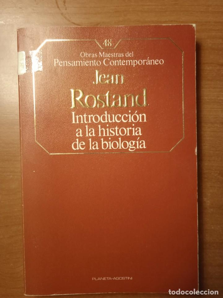 Libros de segunda mano: INTRODUCCI&Oacute;N A LA HISTORIA DE LA BIOLOG&Iacute;A - Rostand - Foto 1
