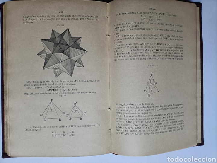 Libros de segunda mano de ciencias: Curso de geometr&iacute;a elemental E. S&aacute;nchez Ramos . Temas matem&aacute;ticas - Foto 9