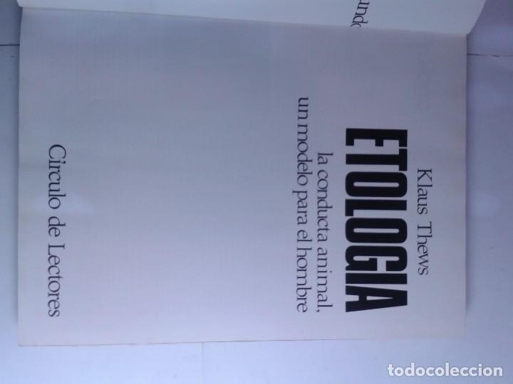 Libros de segunda mano: ETIOLOG&Iacute;A 1976 KLAUS THEWS C&Iacute;RCULO DE LECTORES - Foto 2