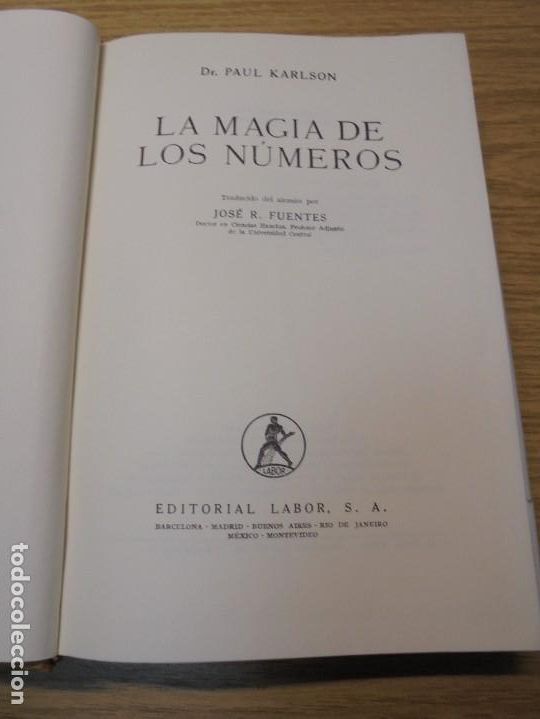 Libros de segunda mano de ciencias: PAUL KARISON. LA MAGIA DE LOS NUMEROS. EDITORIAL LABOR. 1966 - Foto 7