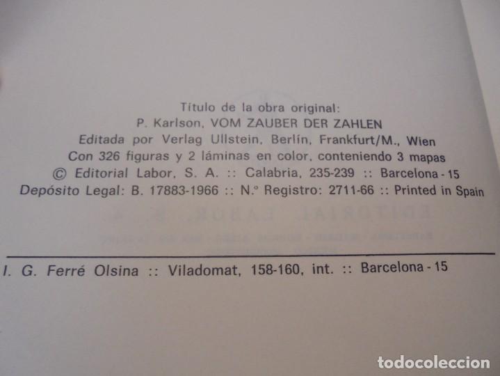 Libros de segunda mano de ciencias: PAUL KARISON. LA MAGIA DE LOS NUMEROS. EDITORIAL LABOR. 1966 - Foto 8