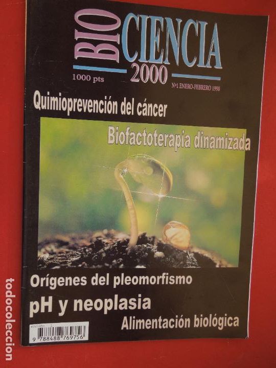 Gebrauchte B&uuml;cher: BIO CIENCIAS 2000 - REVISTA N&ordm; 1 - 1/2 - 1998 - QUIMIOPREVENCI&Oacute;N DEL C&Aacute;NCER, BIOFACTOTERAPIA ...