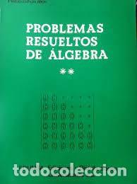 Libros de segunda mano de ciencias: Problemas resueltos de &aacute;lgebra Emilio Espada Bros - Foto 1