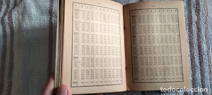 Libros de segunda mano de ciencias: TABLAS LOGAR&Iacute;TMICAS &ndash; 1918 - Foto 4