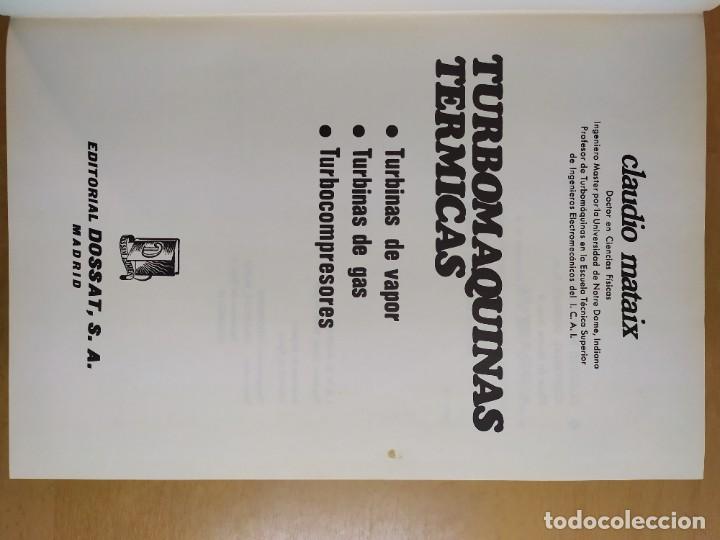 Turbomaquinas Termicas / Claudio Mataix / 1973. - Comprar Libros De ...