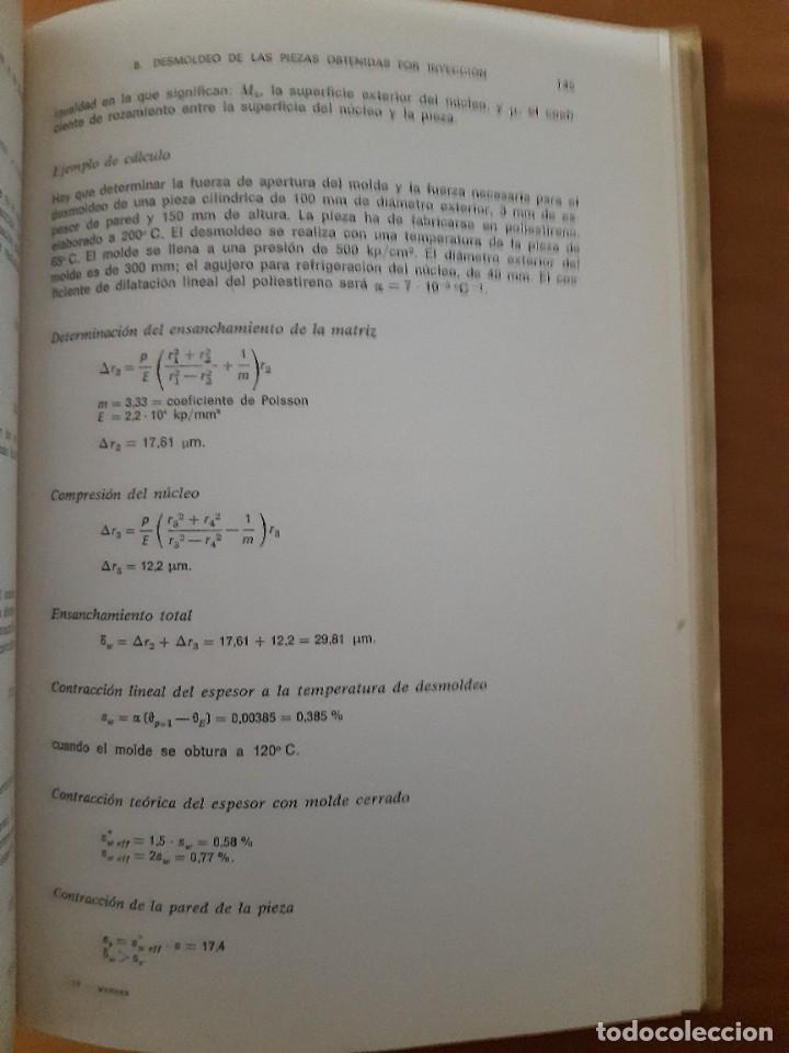 Libros de segunda mano de ciencias: Moldes para inyecci&oacute;n de pl&aacute;sticos Menges Mohren fabricaci&oacute;n pl&aacute;stico - Foto 5