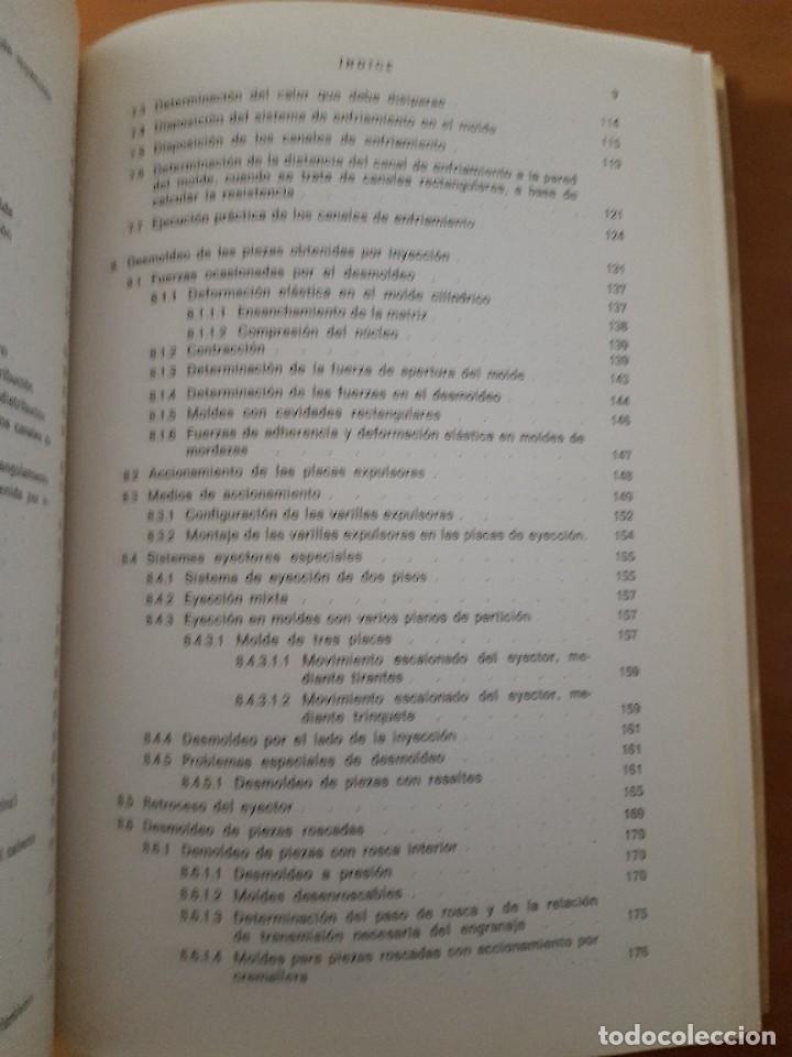 Libros de segunda mano de ciencias: Moldes para inyecci&oacute;n de pl&aacute;sticos Menges Mohren fabricaci&oacute;n pl&aacute;stico - Foto 12