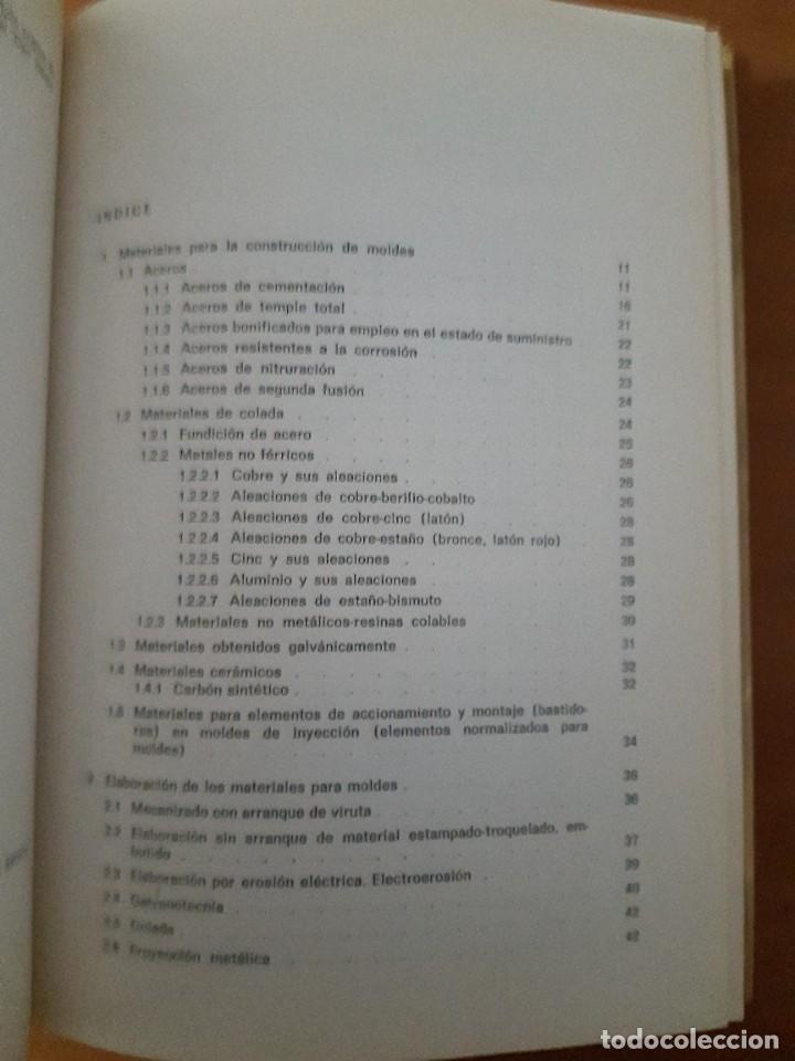 Libros de segunda mano de ciencias: Moldes para inyecci&oacute;n de pl&aacute;sticos Menges Mohren fabricaci&oacute;n pl&aacute;stico - Foto 13