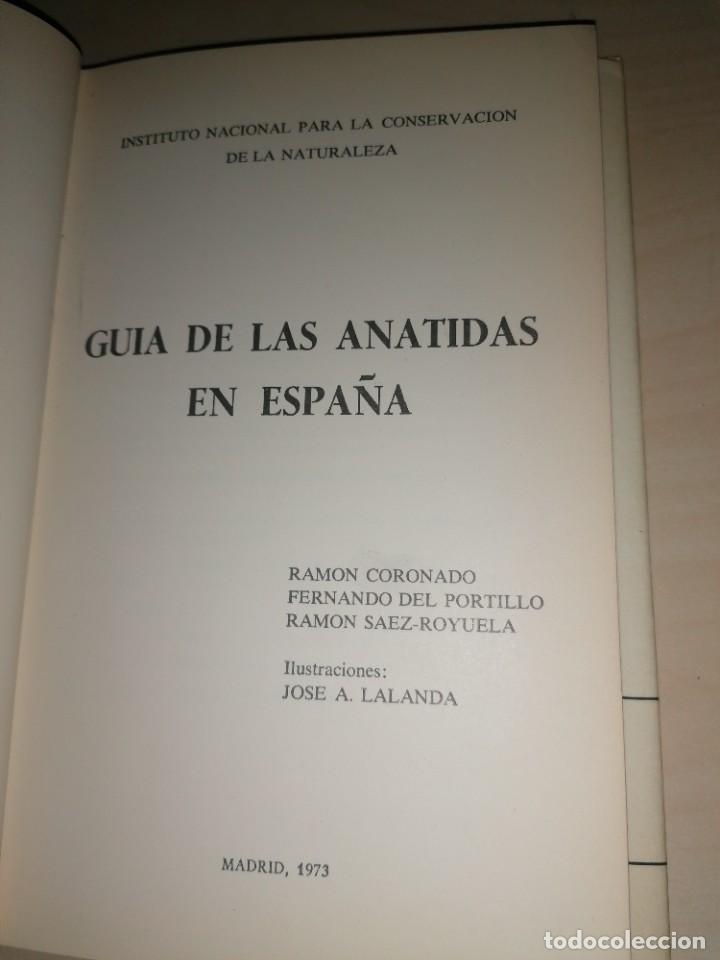 Libros de segunda mano: GU&Iacute;A DE LAS ANATIDAS EN ESPA&Ntilde;A - Foto 5