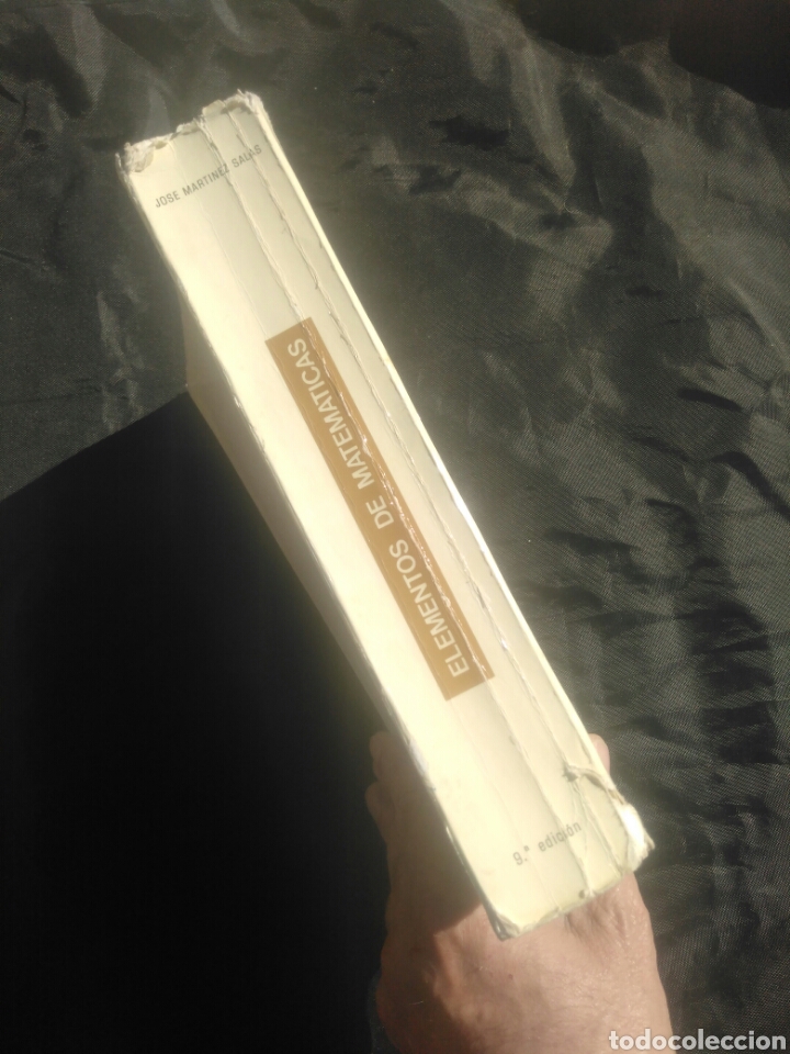 Libros de segunda mano de ciencias: Elementos de matem&aacute;ticas. Jos&eacute; Mart&iacute;nez Sales. - Foto 2