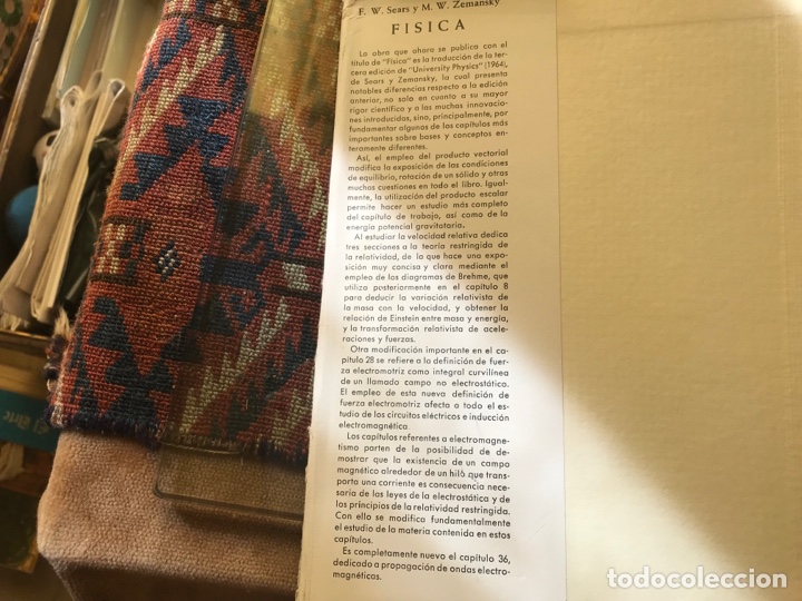 Libros de segunda mano de ciencias: F&iacute;sica. Sears Zemansky. Aguilar - Foto 4
