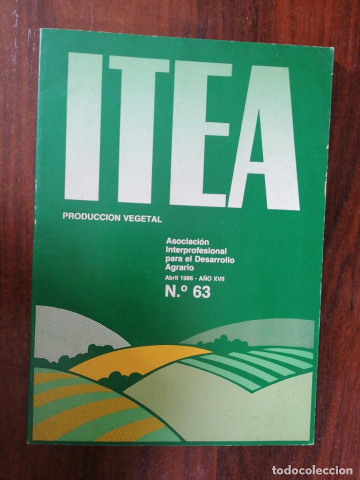 Libros de segunda mano: ITEA. PRODUCCI&Oacute;N VEGETAL. ABRIL 1986. N&ordm; 63 - Foto 1