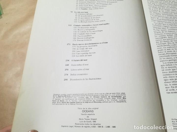 Libros de segunda mano: OCEANOS / G.E.R. DEACON / LUIS DE CARALT / AP904 - Foto 9