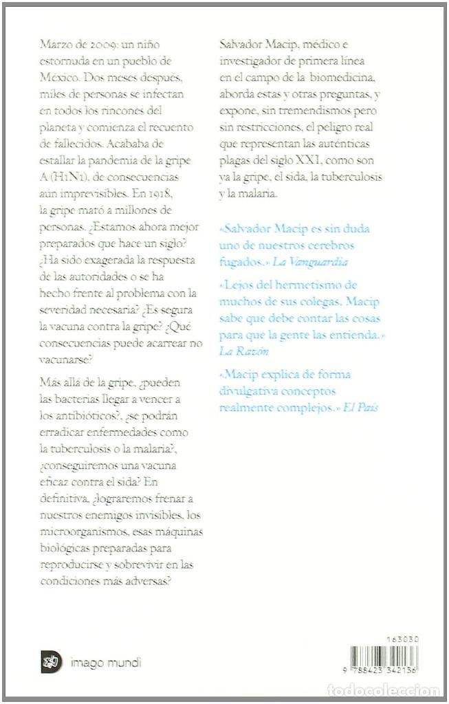 Libros de segunda mano: Las grandes plagas modernas Salvador Macip - Foto 2