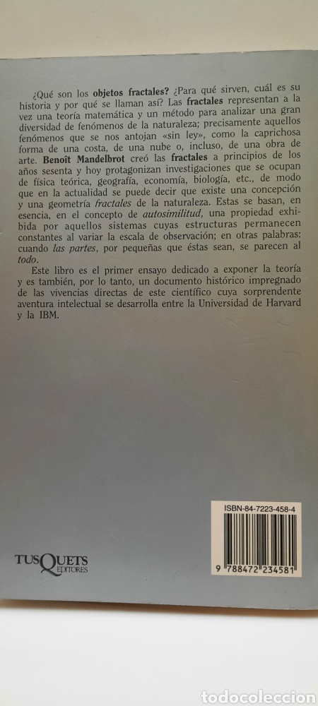 Libros de segunda mano de ciencias: Los objetos fractales de Benoit Mandelbrot - Foto 2