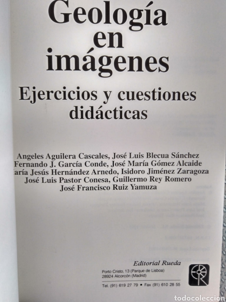 Libros de segunda mano: Geolog&iacute;a en im&aacute;genes. Ejercicios y cuestiones did&aacute;cticas - Foto 2