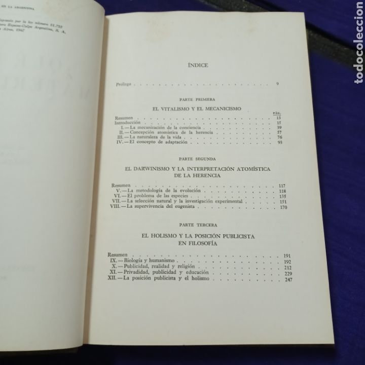 Libros de segunda mano: &iquest; QUE ES LA MATERIA VIVA ? LANCELOT HOGBEN - Foto 2