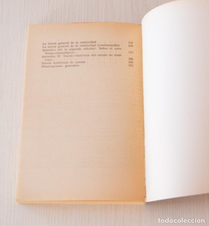 Libros de segunda mano de ciencias: El significado de la relatividad. Albert Einstein - Foto 4