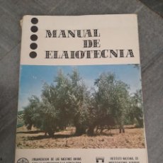 Libros de segunda mano: LIBRO ELABORACIÓN ACEITE DE OLIVA FAO MANUAL ELAIOTECNIA AGRICULTURA EDITORIAL AGRÍCOLA ESPAÑOLA. Lote 326091918