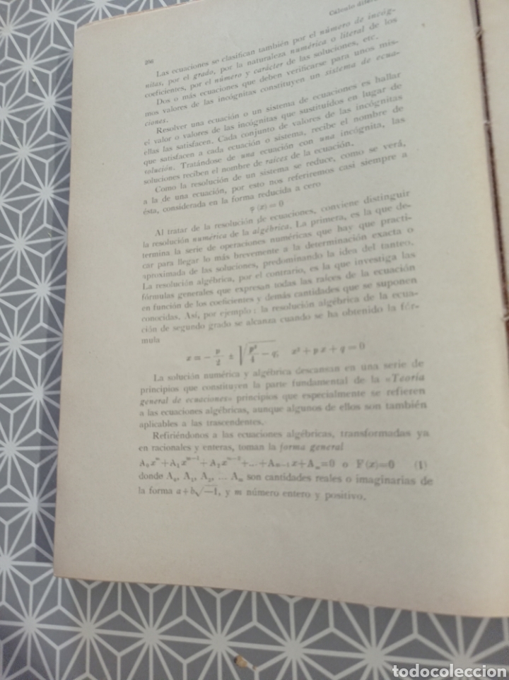 Libros de segunda mano de ciencias: Calculo diferencial,1939. - Foto 4