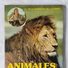 Libros de segunda mano: DR. FÉLIX RODRÍGUEZ DE LA FUENTE 1984 ANIMALES SALVAJES DEL ÁFRICA ORIENTAL EDITORIAL EVEREST. Lote 398993594