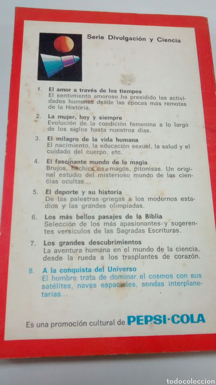 Libros de segunda mano de ciencias: A LA CONQUISTA DEL UNIVERSO (SANTILLANA, PEPSI) - Foto 2