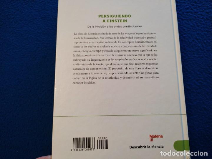 Libros de segunda mano de ciencias: Persiguiendo a Einstein Antonio y Eduardo Ac&iacute;n Editorial Bonalletra Alcompas 2016 - Foto 3