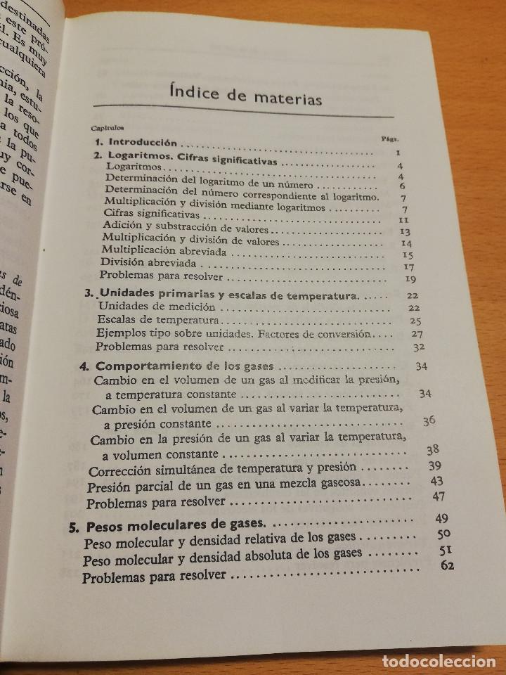 Libros de segunda mano de ciencias: PROBLEMAS DE QU&Iacute;MICA GENERAL (JOS&Eacute; IBARZ AZN&Aacute;REZ) - Foto 3