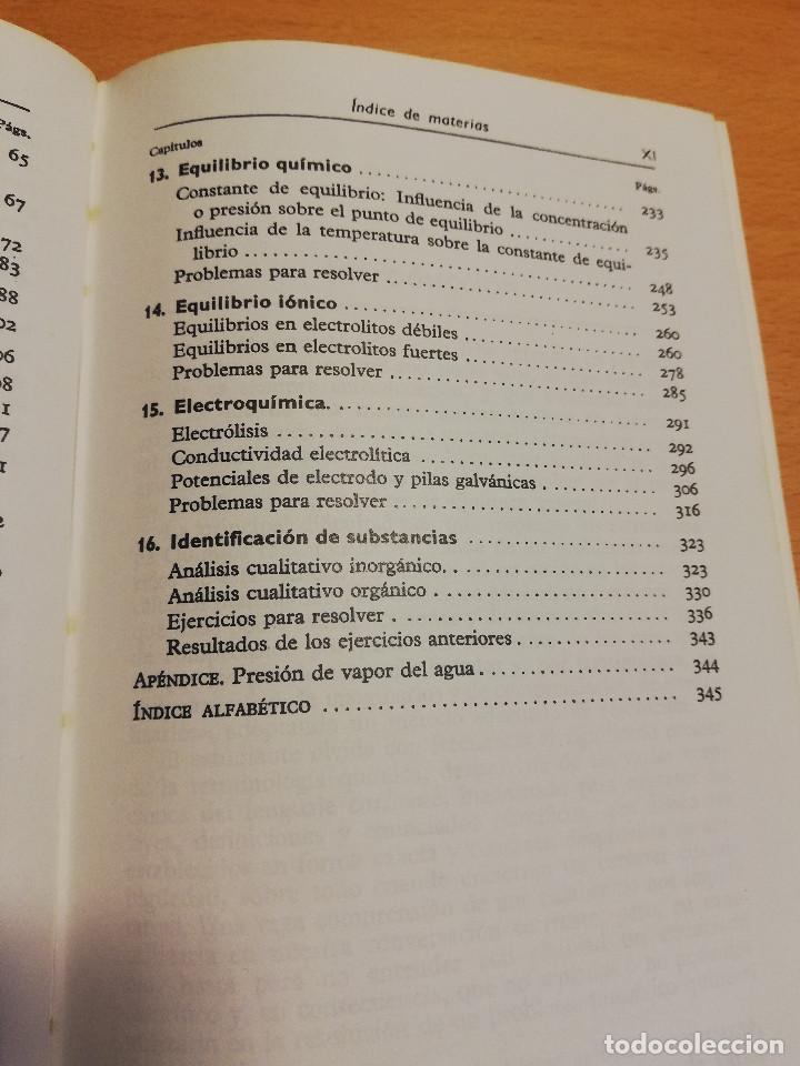 Libros de segunda mano de ciencias: PROBLEMAS DE QU&Iacute;MICA GENERAL (JOS&Eacute; IBARZ AZN&Aacute;REZ) - Foto 5