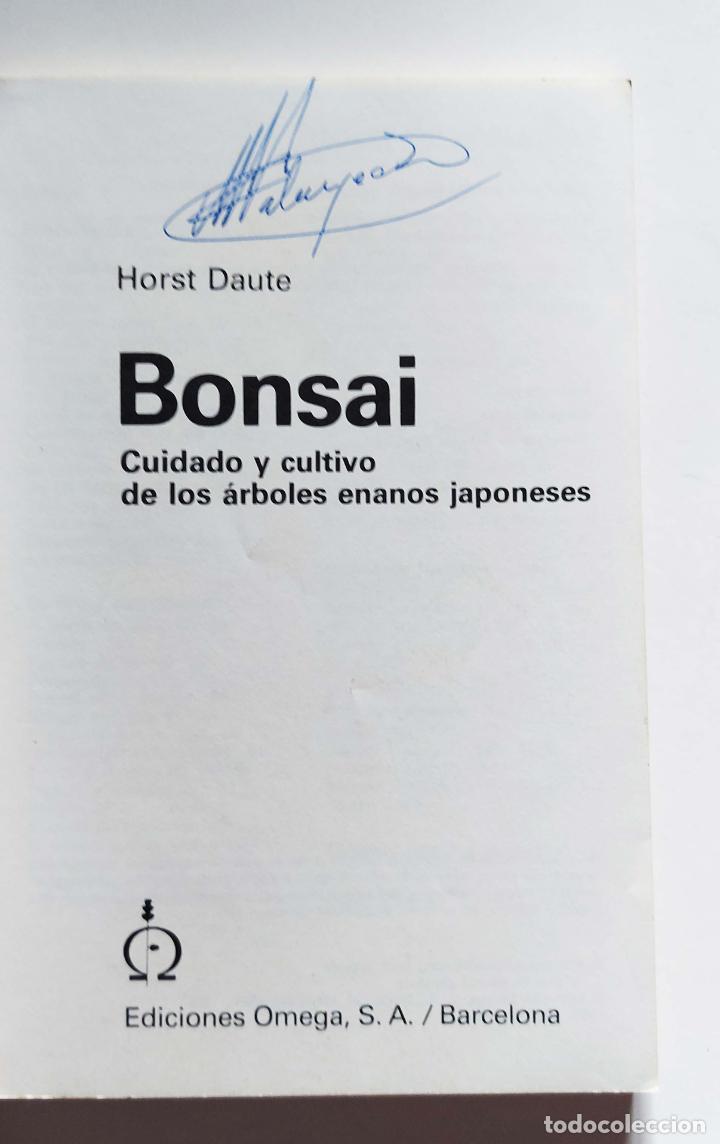 Libros de segunda mano: Bonsai | Daute, Horst | Ediciones Omega, 1985 - Foto 3