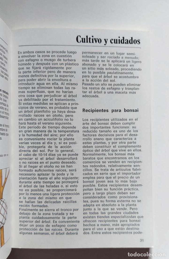 Libros de segunda mano: Bonsai | Daute, Horst | Ediciones Omega, 1985 - Foto 4
