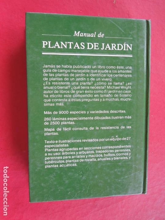Libros de segunda mano: MANUAL DE PLANTAS DE JARD&Iacute;N - MICHAEL WRIGHT - EDICIONES DEL SERBAL 1986. - Foto 5