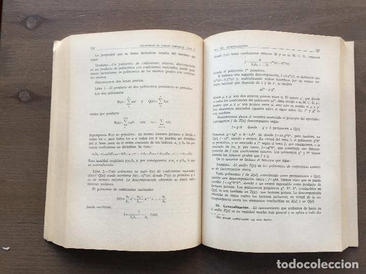 Libros de segunda mano de ciencias: Algebra Moderna - Lentin / Rivaud - Editorial Aguilar 1982 - Foto 5