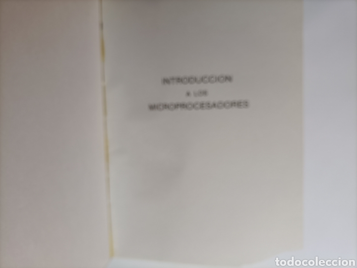 Libros de segunda mano de ciencias: Introducci&oacute;n a los Microprocesadores. Luis Azor&iacute;n . . Ciencia t&eacute;cnica - Foto 8