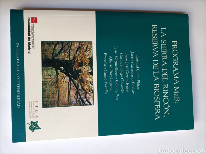 Libros de segunda mano: Programa MaB. La Sierra del Rinc&oacute;n reservas de la biosfera . Madrid Luis del Olmo Fl&oacute;rez - Foto 2