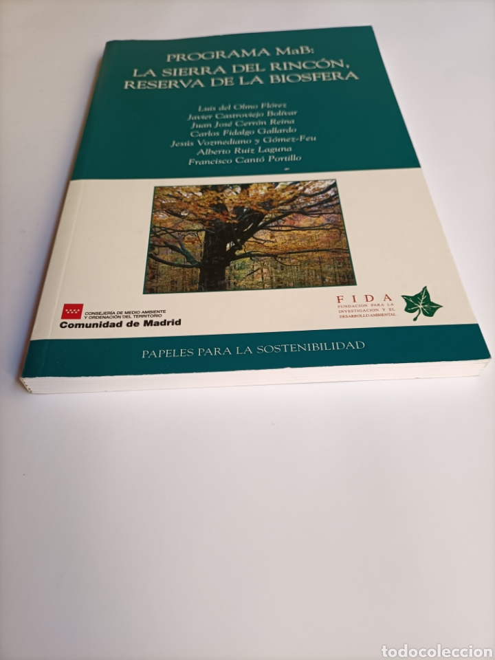 Libros de segunda mano: Programa MaB. La Sierra del Rinc&oacute;n reservas de la biosfera . Madrid Luis del Olmo Fl&oacute;rez - Foto 3