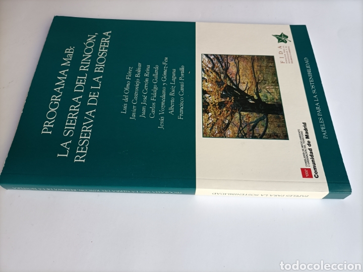 Libros de segunda mano: Programa MaB. La Sierra del Rinc&oacute;n reservas de la biosfera . Madrid Luis del Olmo Fl&oacute;rez - Foto 1