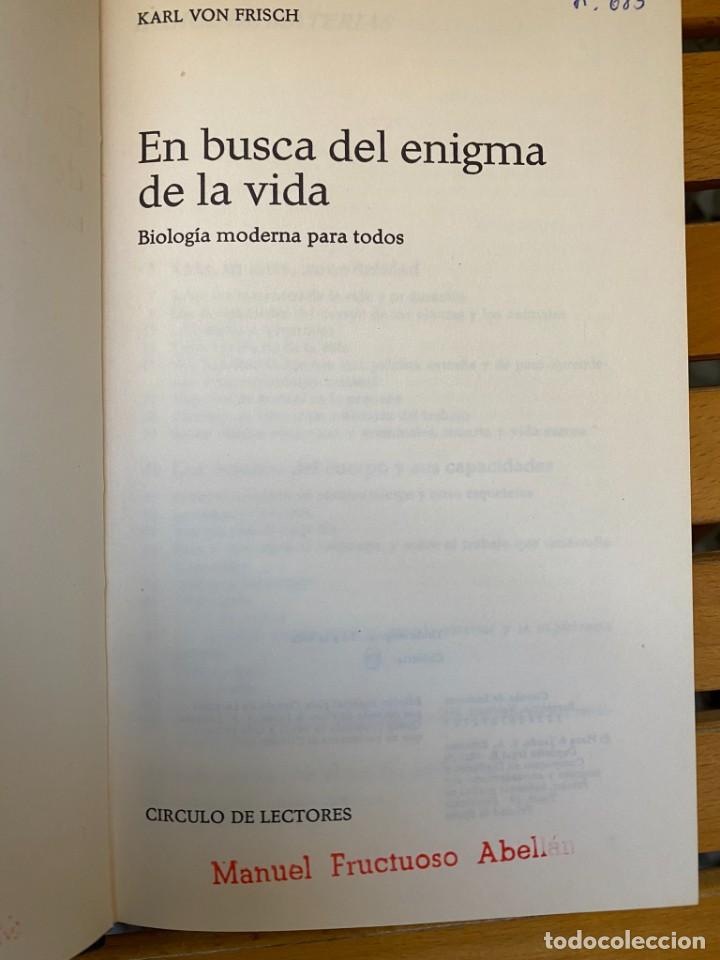 Libros de segunda mano: LA BIOLOG&Iacute;A - Foto 2