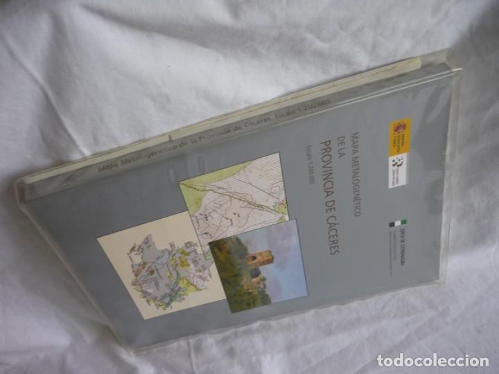 Libros de segunda mano: Mapa metalogen&eacute;tico de la provincia de C&aacute;ceres, 1:200.000 - Foto 3