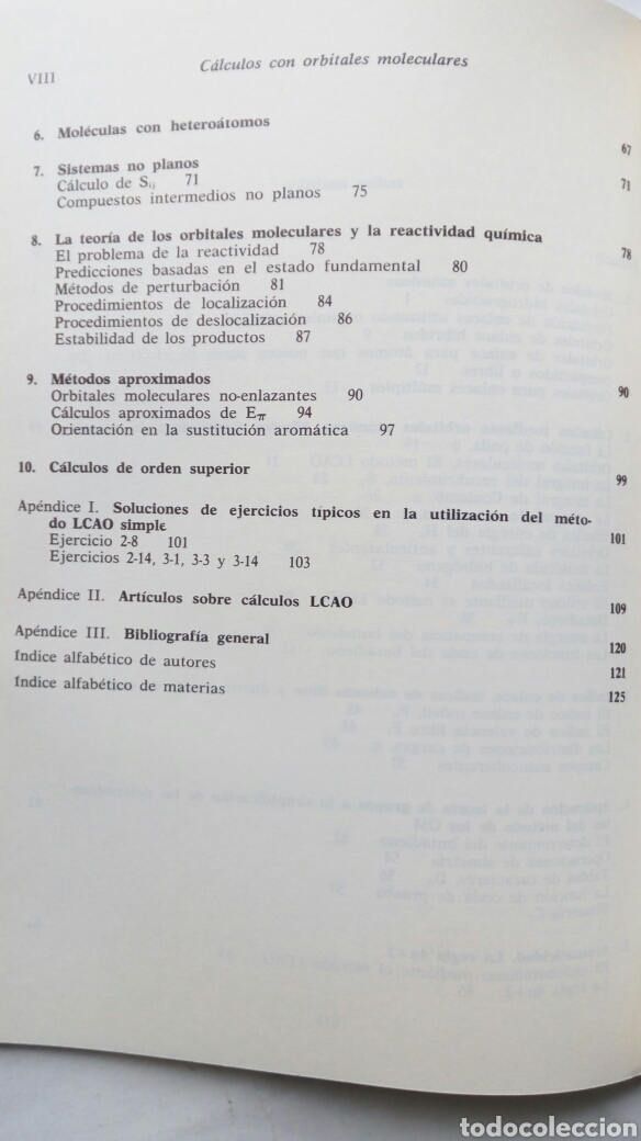Libros de segunda mano de ciencias: C&aacute;lculos con orbitales moleculares. John D. Roberts. - Foto 5