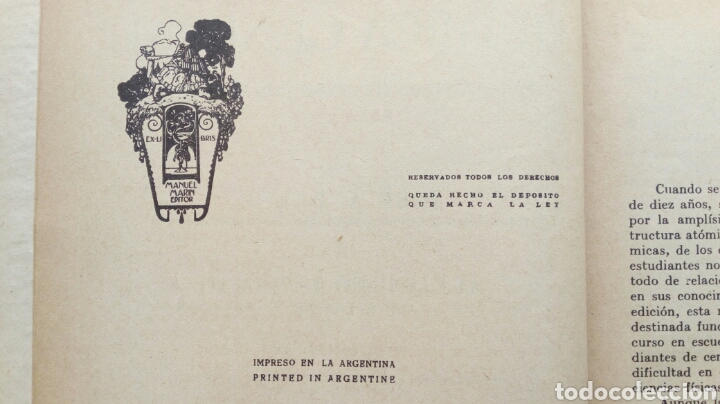 Libros de segunda mano de ciencias: Qu&iacute;mica general. Jos&eacute; A. Babor y Alejandro Lehrman. - Foto 5