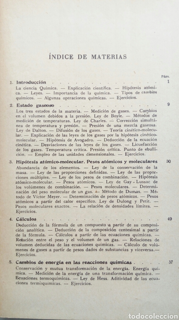 Libros de segunda mano de ciencias: Qu&iacute;mica general. Jos&eacute; A. Babor y Alejandro Lehrman. - Foto 7