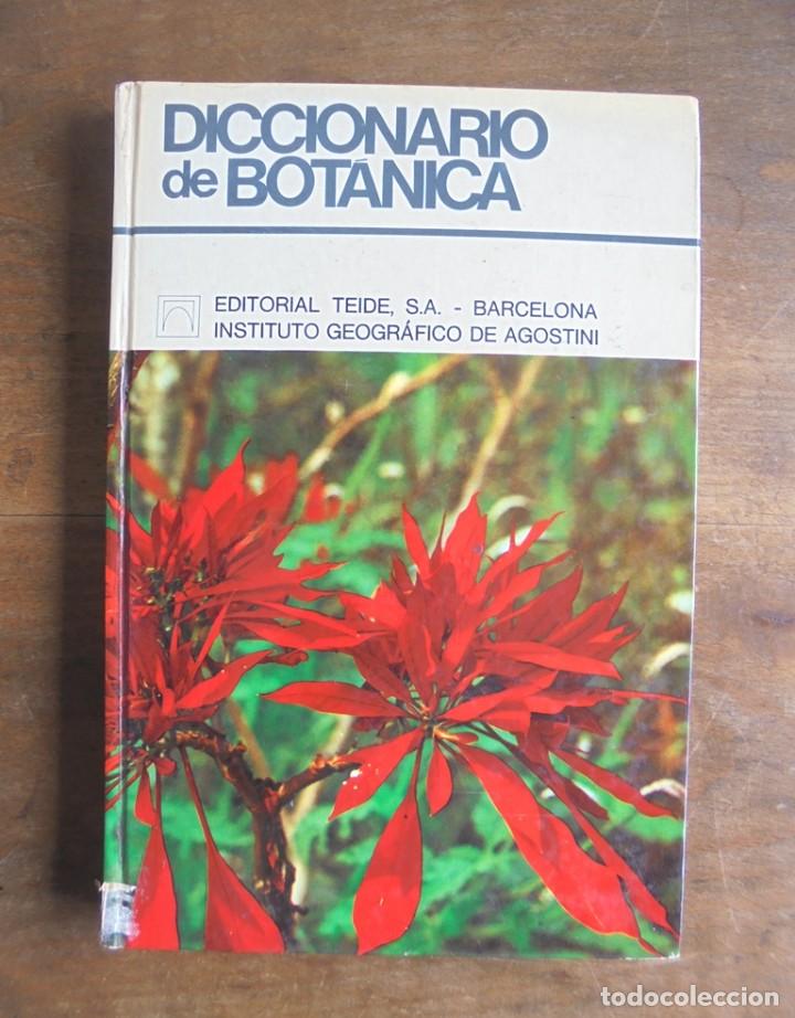 Libros de segunda mano: Diccionario de bot&aacute;nica Uberto Tosco 1973 Teide - Foto 1