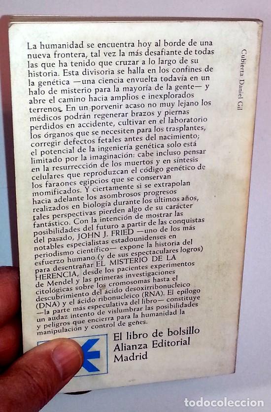 Libros de segunda mano: El misterio de la herencia - John J. Fried - Foto 3
