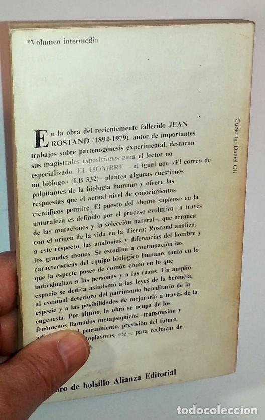 Libros de segunda mano: El hombre &ndash; Jean Rostand - Foto 4