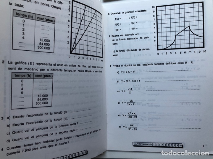 Libros de segunda mano de ciencias: Lote de 7 cuadernos ejercicios matematicas Nadal - Foto 10