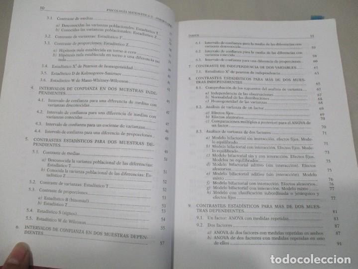 Libros de segunda mano de ciencias: VV.AA. Formulario de Psicolog&iacute;a matem&aacute;tica II W12984 - Foto 3