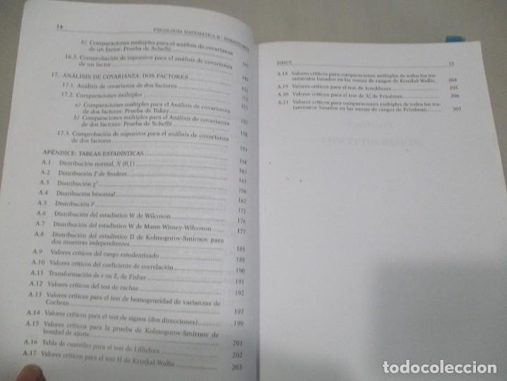 Libros de segunda mano de ciencias: VV.AA. Formulario de Psicolog&iacute;a matem&aacute;tica II W12984 - Foto 5